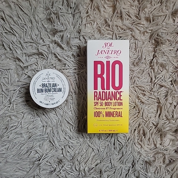 Sol de Janeiro Bundle Brazilian Bum Bum Cream 62 Rio Radiance SPF50 Body Lotion - Picture 1 of 11